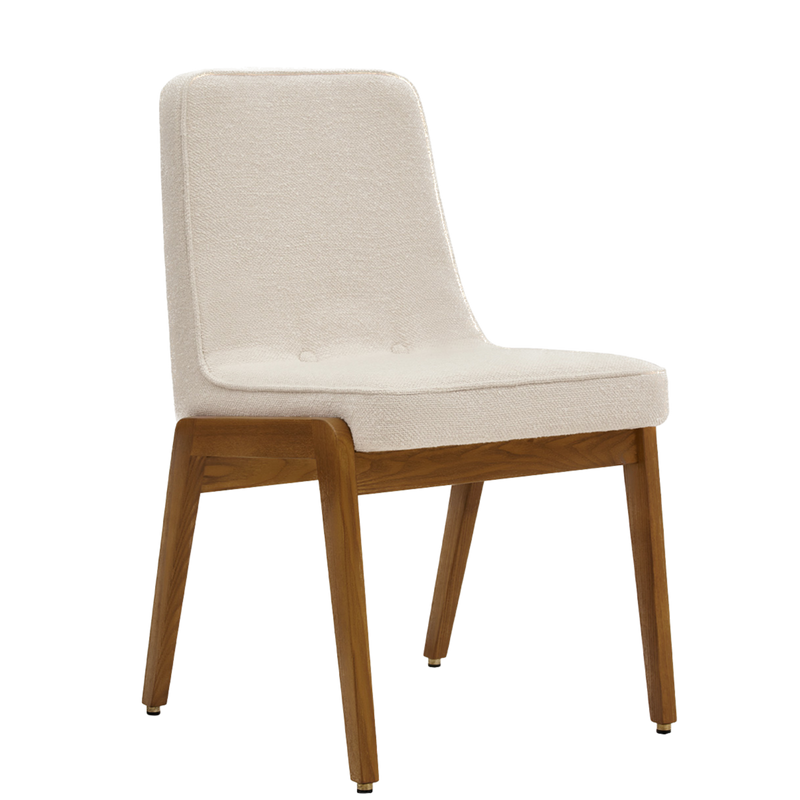 Chaise Var 200-125 — Tissu bouclé Crème