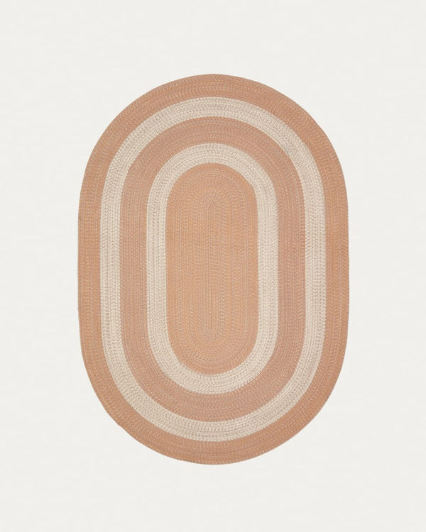 Tapis Leeith — 100 % PET orange Ø 160 x 230 cm