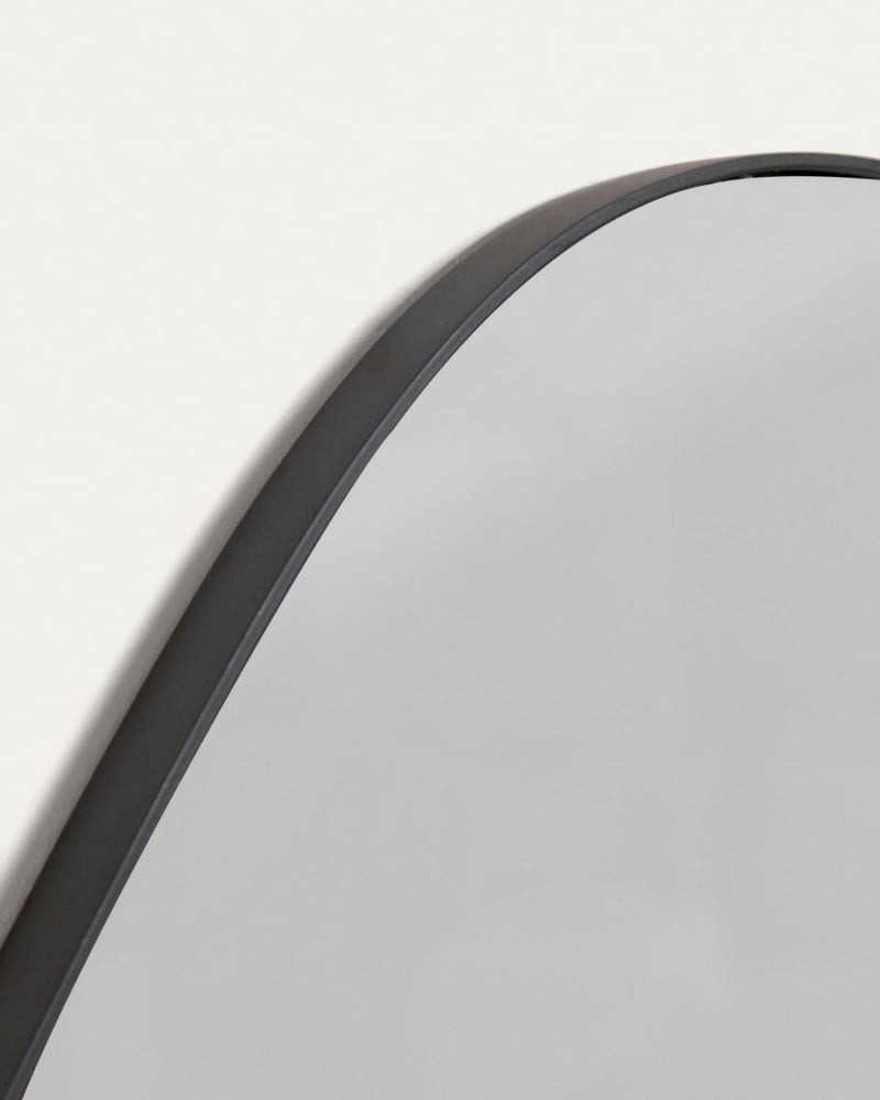 Miroir Anera — en métal noir 84 x 108,5 cm