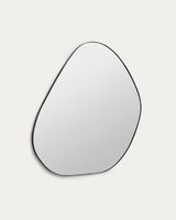 Miroir Anera — en métal noir 84 x 108,5 cm