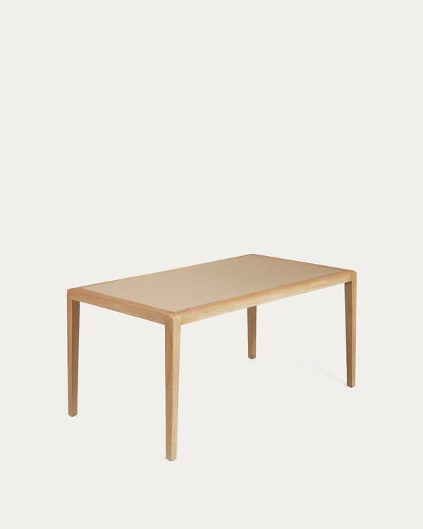 Table Better — en polyciment et bois d'acacia 160 x 90 cm FSC 100%