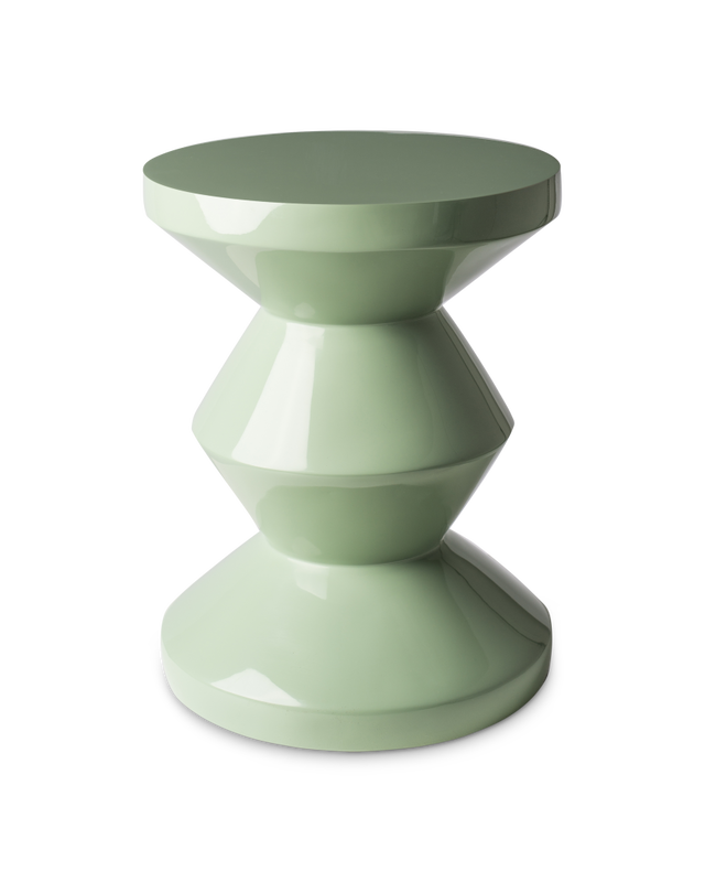 Tabouret Zig Zag — Vert olive