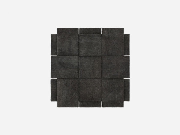 Tapis Basket - 180x180cm — Dark grey