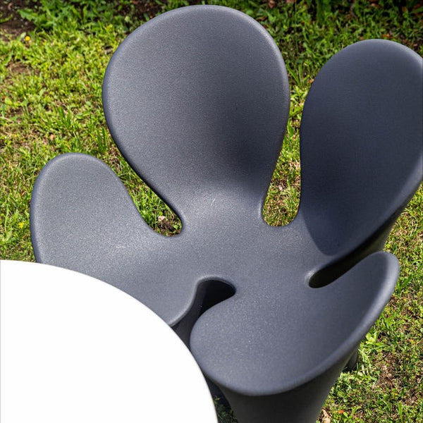 Chaise Clover — Anthracite grey