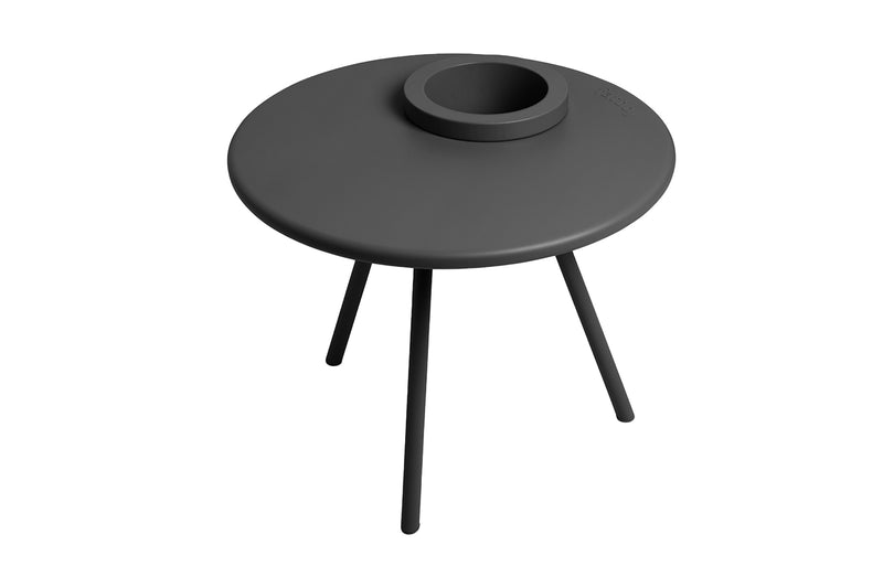 Table d'appoint Bakkes — anthracite