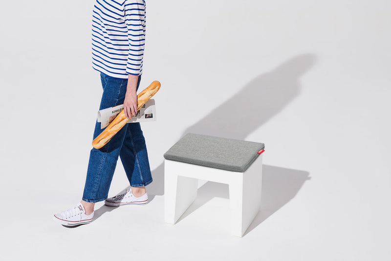 Coussin pour tabouret Concrete — rock grey