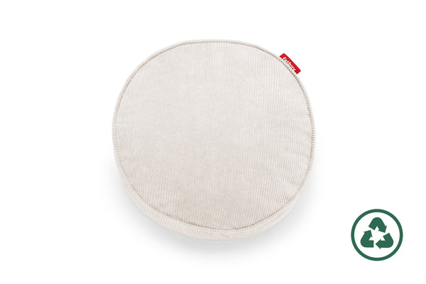 Coussin Recycled pill — cord cream
