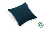 Coussin Recycled square — royal velvet deep sea