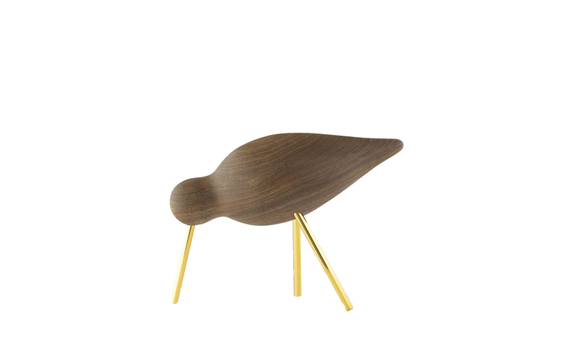 Presse-papier Shorebird Walnut — Brass