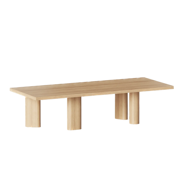 Table basse Galta forte rectangle — Chêne naturel