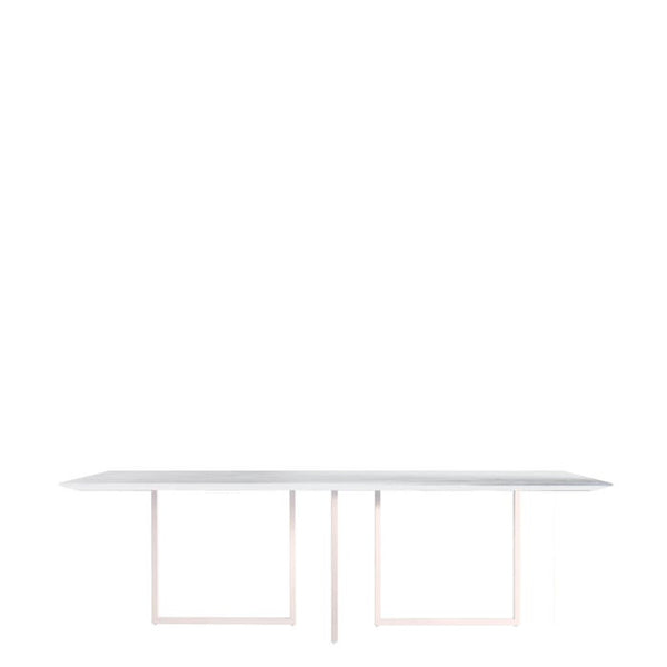 Table de diner Gazelle — White/white