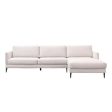 Canapé d'angle Herran - Coton lin — Linen