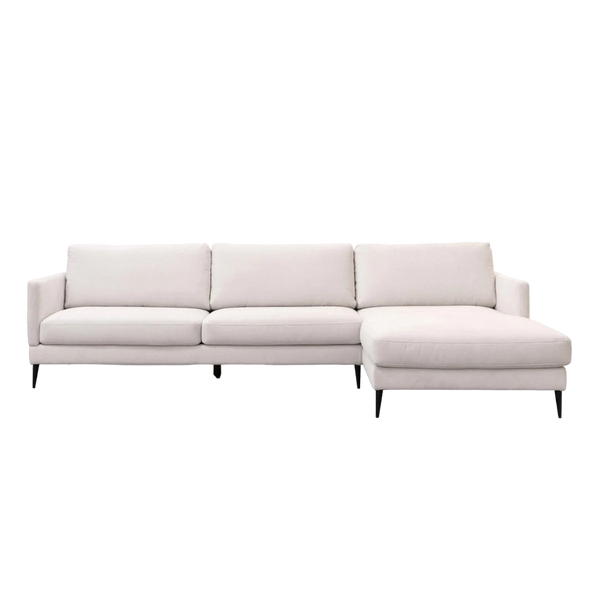 Canapé d'angle Herran - Coton lin — Linen