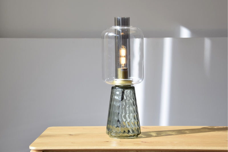 Lampe de table Couleur — Led en verre gris