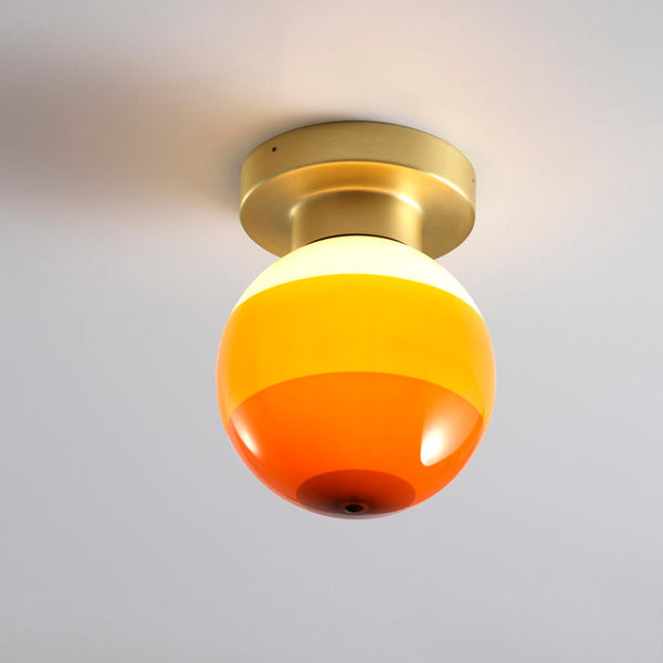 Plafonnier Dipping Light A2-13 — Amber - Brushed brass