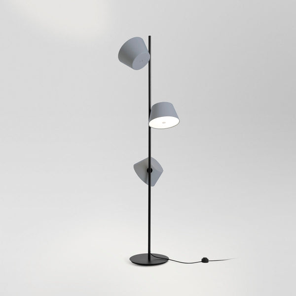 Lampadaire Tam Tam P3 — Silver grey semi-matt