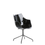 Chaise de bureau Meridiana — Black, chrome