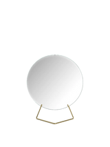 Miroir sur pied Ø20 — Laiton