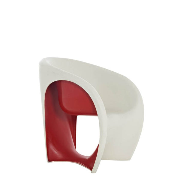 Fauteuil Mt1 — Sand white, red