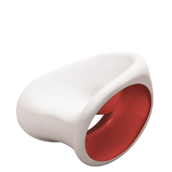 Fauteuil Mt3 — Sand white, red