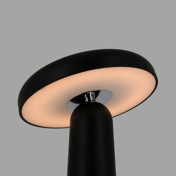 Lampe autonome sur batterie Mush-Mush — Noir