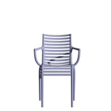 Chaise Pip-e avec accoudoirs — Lavender grey