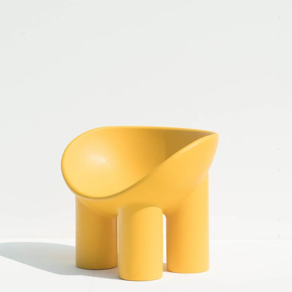 Fauteuil Roly poly — Ochre yellow