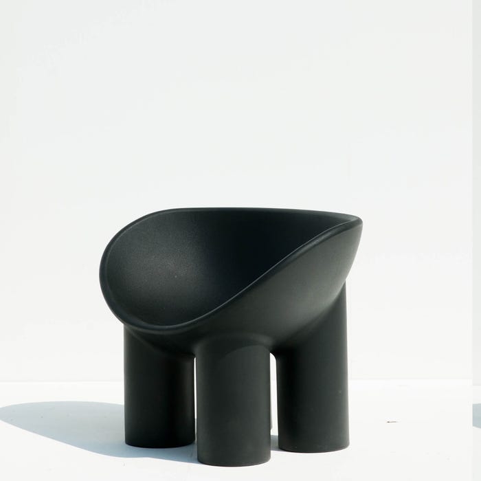 Fauteuil Roly poly — Charcoal