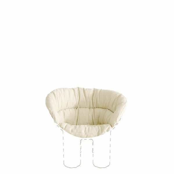 Coussin Cushion roly poly armchair — Ivory