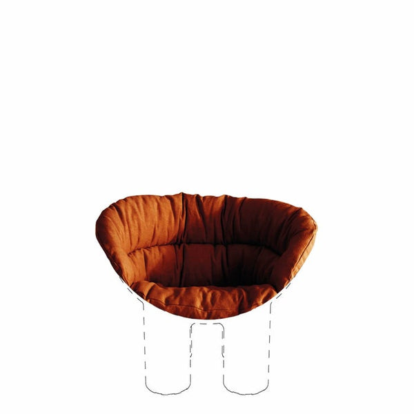 Coussin Cushion roly poly armchair — Orange