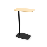 Table d'appoint Lan — Chêne naturel & Métal noir