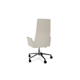 Fauteuil de bureau ALTEA dossier haut - pied pivotant 5 branches sur roulettes + vérin à gaz — G2 HILTON 4