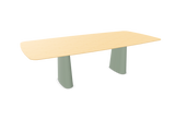 Table Essens - piétement elliptique V74 — Plateau chêne 260x120