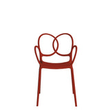 Chaise Sissi avec accoudoirs — Red