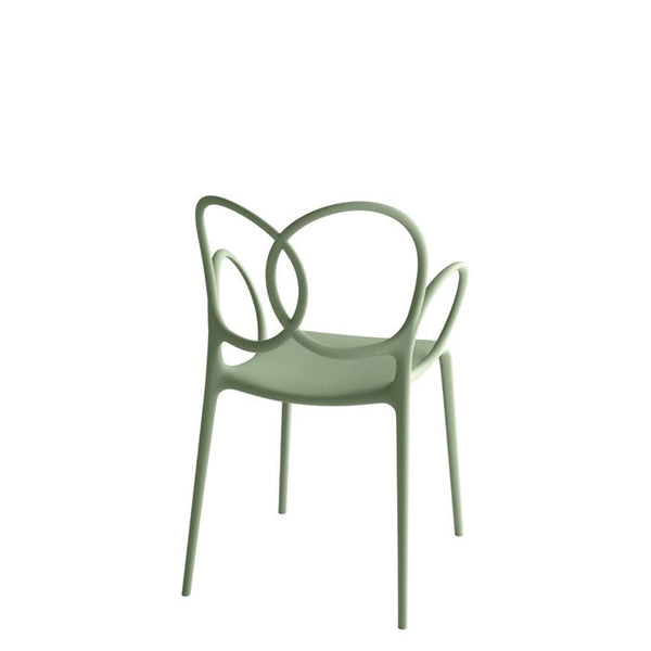 Chaise Sissi avec accoudoirs — Green