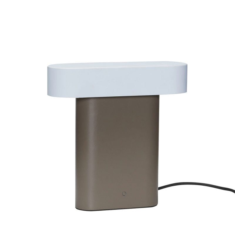 Lampe de table SLEEK — Marron/Gris clair