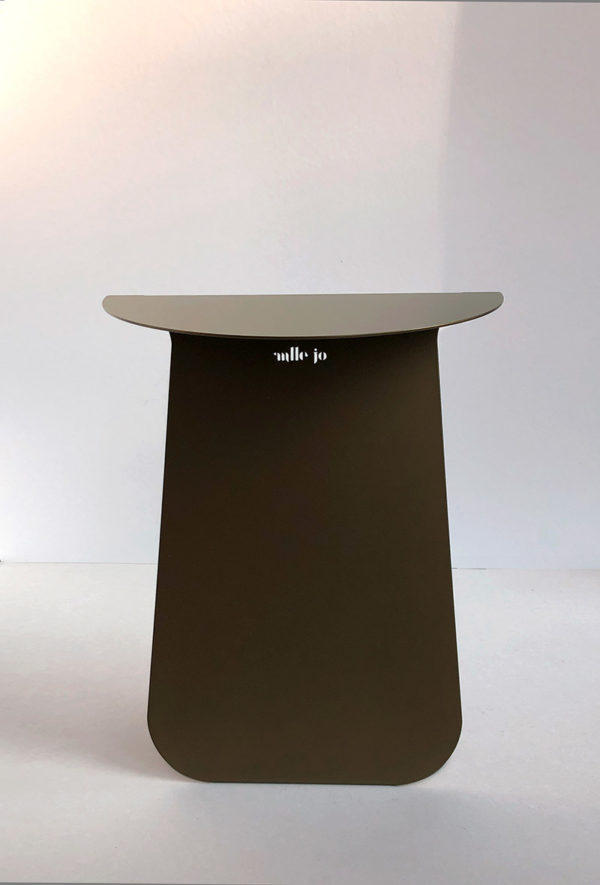 Table d'appoint Youmy — Ronde symétrique bronze anodique