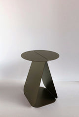 Table d'appoint Youmy — Ronde symétrique bronze anodique