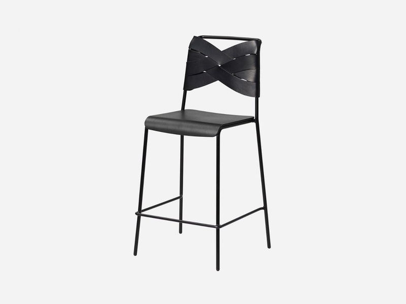 Chaise de bar Torso — Black/black