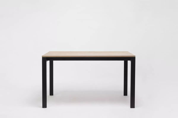 Table Punto à rallonge 150cm Noir — Hêtre teinté