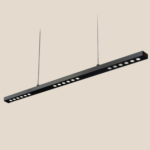 Suspension XY contemporaine à LEDS — Noir mat