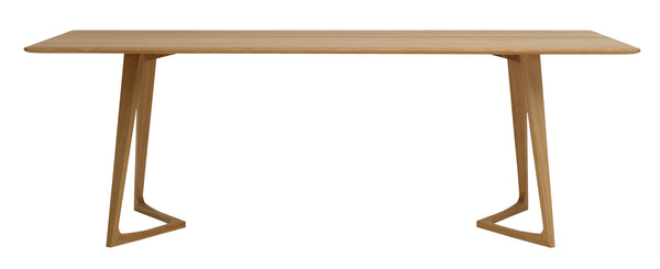 Table Twist - rectangulaire 240 x 100 — Chêne