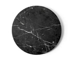 Table d'appoint en marbre Androgyne — Noir & marbre noir