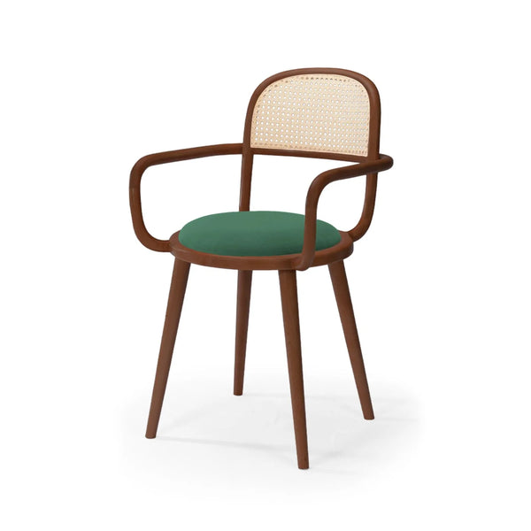Chaise Luc — smooth easy clean forest, beech 056-1 structure
