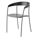 Chaise Missing — Frêne laqué noir
