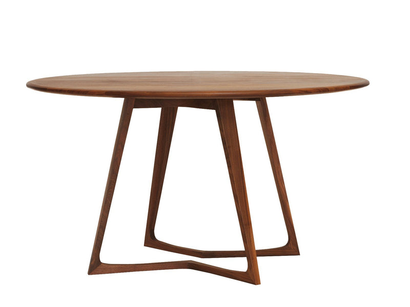Table Twist ronde Ø120 — Noyer américain