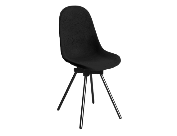 Chaise Gravêne 6.3 en métal — Noir