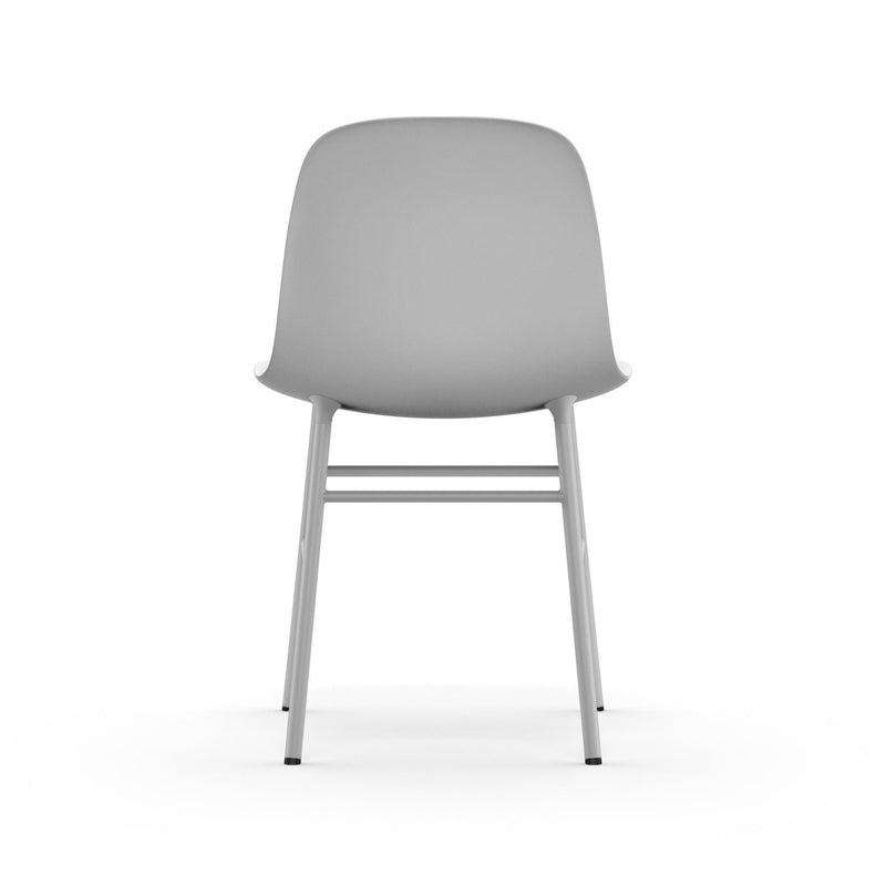 Chaise Form en acier — Blanc