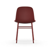 Chaise Form en acier — Rouge