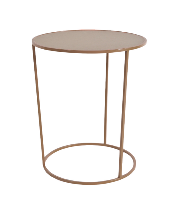 Table d'appoint Costance Rotondo — Marron